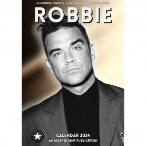 Robbie Williams - Robbie Williams 2024 A3 Calendar i gruppen MERCH / Kalendrar 2024 hos Bengans Skivbutik AB (4406402)