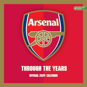 Arsenal Fc - Arsenal Square Legends Calendar (Plastic i gruppen MERCH / Kalendrar 2024 hos Bengans Skivbutik AB (4406454)