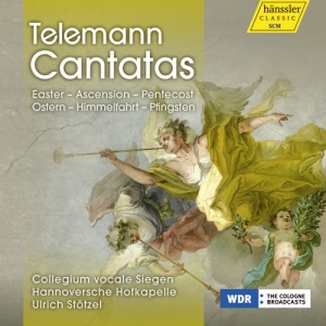 Telemann - Cantatas i gruppen Externt_Lager / Naxoslager hos Bengans Skivbutik AB (502318)