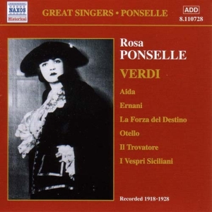 Verdi Giuseppe - Ponselle Sings Verdi i gruppen Externt_Lager / Naxoslager hos Bengans Skivbutik AB (509674)