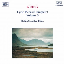 Grieg Edvard - Lyric Pieces Vol 3 i gruppen CD / Klassiskt hos Bengans Skivbutik AB (5511068)