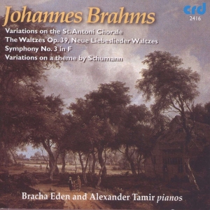 Brahms - St Antoni Variations, Waltzes Op. 3 i gruppen MUSIK / CD-R / Klassiskt hos Bengans Skivbutik AB (5513455)