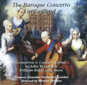 Thames Chamber Orchestra Michael D - The Baroque Concerto In England i gruppen ÖVRIGT / Övrigt / Klassiskt hos Bengans Skivbutik AB (5513472)