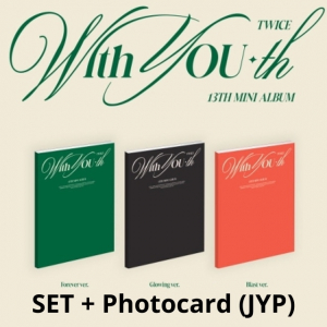 Twice - With you-th Set Ver. + Photocard (Jyp) i gruppen Minishops / K-Pop Minishops / Twice hos Bengans Skivbutik AB (5516017)