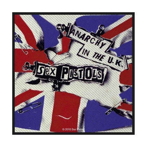 Sex Pistols - Anarchy In The U.K. Retail Packaged Patc i gruppen MERCHANDISE / Merch / Punk hos Bengans Skivbutik AB (5516837)