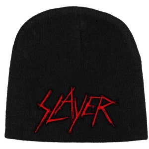 Slayer  - Beanie Hat: Scratched Logo i gruppen MERCHANDISE / Merch / Hårdrock hos Bengans Skivbutik AB (5517626)