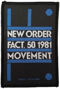 New Order - Patch Fact 50 (10,1 X 8,5 Cm) i gruppen VI TIPSAR / Fredagsreleaser / Fredag Den 16:e Februari 2024 hos Bengans Skivbutik AB (5517867)