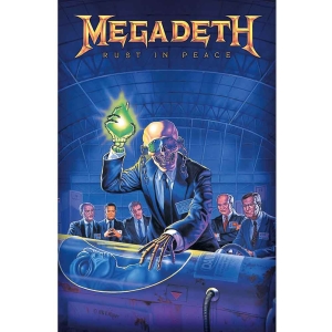 Megadeth - Rust In Peace Textile Poster i gruppen MERCHANDISE / Merch / Hårdrock hos Bengans Skivbutik AB (5518165)
