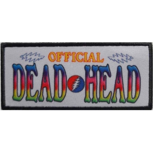 Grateful Dead - Official Dead Head Printed Patch i gruppen MERCHANDISE / Merch / Pop-Rock hos Bengans Skivbutik AB (5520462)
