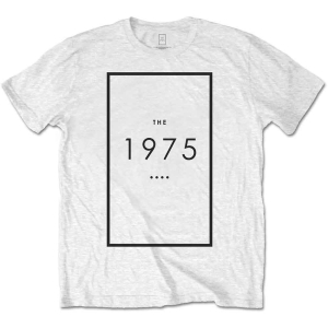 The 1975 - Original Logo Uni Wht    i gruppen MERCH / T-Shirt / Rockoff_Nya April24 hos Bengans Skivbutik AB (5524619r)