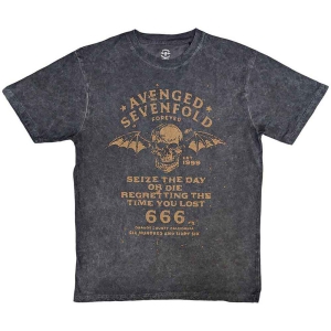 Avenged Sevenfold - Seize The Day Uni Bl Dip-Dye    i gruppen MERCH / T-Shirt / Rockoff_Nya April24 hos Bengans Skivbutik AB (5526509r)