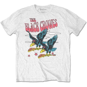 The Black Crowes - Flying Crowes Uni Wht    i gruppen MERCH / T-Shirt / Rockoff_Nya April24 hos Bengans Skivbutik AB (5526615r)