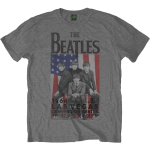 The Beatles - Flag/Vegas Uni Grey    i gruppen MERCH / T-Shirt / Rockoff_Nya April24 hos Bengans Skivbutik AB (5527770r)
