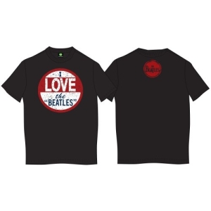 The Beatles - Vtge I Love The Beatles Uni Bl    i gruppen MERCH / T-Shirt / Rockoff_Nya April24 hos Bengans Skivbutik AB (5527776r)