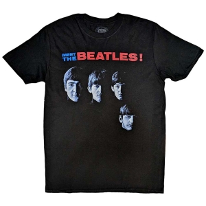 The Beatles - Meet The Beatles Uni Bl    i gruppen MERCH / T-Shirt / Rockoff_Nya April24 hos Bengans Skivbutik AB (5528998r)