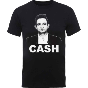 Johnny Cash - Straight Stare Uni Bl  1 i gruppen MERCHANDISE / T-shirt / Country hos Bengans Skivbutik AB (5529486)
