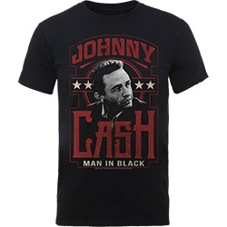 Johnny Cash - Man In Black Uni Bl  2 i gruppen MERCHANDISE / T-shirt / Country hos Bengans Skivbutik AB (5529490)