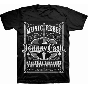 Johnny Cash - Music Rebel Uni Bl  1 i gruppen MERCHANDISE / T-shirt / Country hos Bengans Skivbutik AB (5529494)