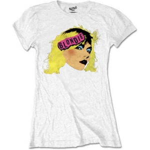 Blondie - Packaged Punk Logo Lady Wht    i gruppen MERCH / T-Shirt / Rockoff_Nya April24 hos Bengans Skivbutik AB (5529808r)