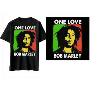 Bob Marley - One Love Uni Bl    i gruppen MERCHANDISE / T-shirt / Reggae hos Bengans Skivbutik AB (5529836r)
