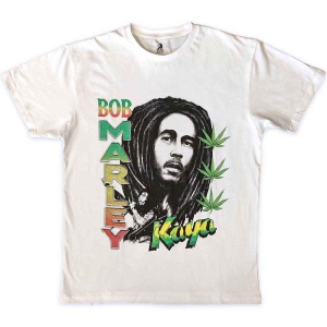 Bob Marley - Kaya Illustration Uni Wht    i gruppen MERCHANDISE / T-shirt / Reggae hos Bengans Skivbutik AB (5530194r)