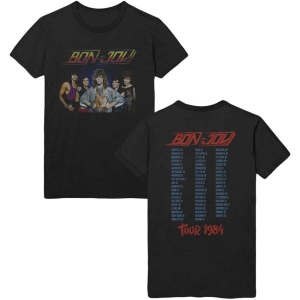 Bon Jovi - Tour '84 Uni Bl    i gruppen MERCH / T-Shirt / Rockoff_Nya April24 hos Bengans Skivbutik AB (5530205r)