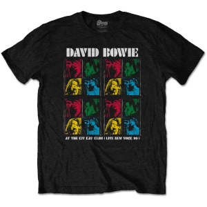 David Bowie - Kit Kat Klub Uni Bl    i gruppen MERCH / T-Shirt / Rockoff_Nya April24 hos Bengans Skivbutik AB (5530216r)