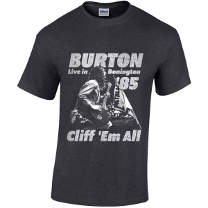 Cliff Burton - Flag Retro Uni Heather    i gruppen MERCH / T-Shirt / Rockoff_Nya April24 hos Bengans Skivbutik AB (5531067r)