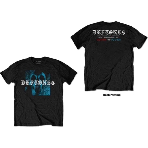 Deftones - Static Skull Uni Bl    i gruppen MERCH / T-Shirt / Rockoff_Nya April24 hos Bengans Skivbutik AB (5531370r)