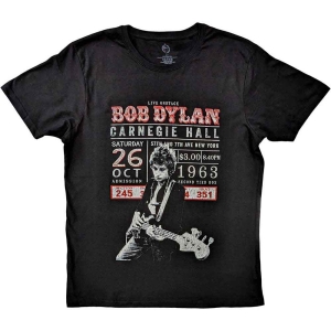 Bob Dylan - Carnegie Hall '63 Uni Bl    i gruppen MERCH / T-Shirt / Rockoff_Nya April24 hos Bengans Skivbutik AB (5531552r)