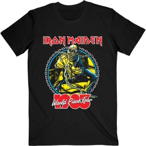 Iron Maiden - World Piece Tour '83 V2 Uni Bl    i gruppen MERCH / T-Shirt / Rockoff_Nya April24 hos Bengans Skivbutik AB (5532253r)