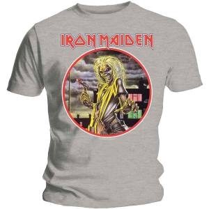 Iron Maiden - Killers Circle Uni Heather    i gruppen MERCH / T-Shirt / Rockoff_Nya April24 hos Bengans Skivbutik AB (5532319r)
