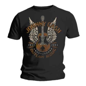 Johnny Cash - Outlaw Uni Bl  2 i gruppen MERCHANDISE / T-shirt / Country hos Bengans Skivbutik AB (5532508)