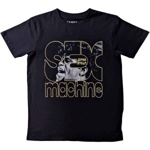 James Brown - Sex Machine Uni Bl    i gruppen MERCH / T-Shirt / Rockoff_Nya April24 hos Bengans Skivbutik AB (5532668r)