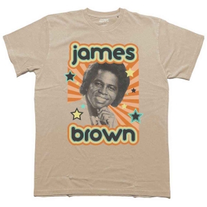 James Brown - Stars Uni Sand    i gruppen MERCH / T-Shirt / Rockoff_Nya April24 hos Bengans Skivbutik AB (5532674r)