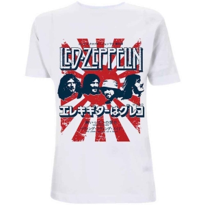 Led Zeppelin - Japanese Burst Uni Wht    i gruppen MERCH / T-Shirt / Rockoff_Nya April24 hos Bengans Skivbutik AB (5532717r)