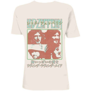 Led Zeppelin - Japanese Poster Uni Natrl    i gruppen MERCH / T-Shirt / Rockoff_Nya April24 hos Bengans Skivbutik AB (5532719r)