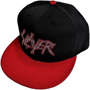 Slayer - Dripping Logo Outline Red/Bl Snapback C i gruppen MERCHANDISE / Merch / Hårdrock hos Bengans Skivbutik AB (5533027)