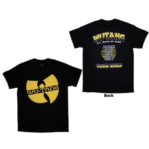 Wu-Tang Clan - Tour '23 Slanted Logo State Of Mind Uni  i gruppen MERCH / T-Shirt / Rockoff_Nya April24 hos Bengans Skivbutik AB (5533315r)