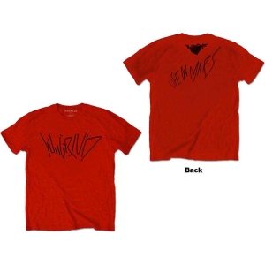 Yungblud - Life On Mars Uni Red    i gruppen MERCH / T-Shirt / Rockoff_Nya April24 hos Bengans Skivbutik AB (5533327r)