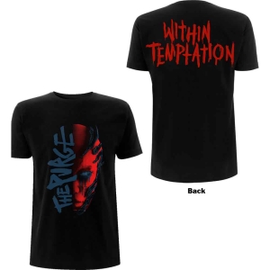 Within Temptation - Purge Outline (Red Face) Lady Bl    i gruppen MERCH / T-Shirt / Rockoff_Nya April24 hos Bengans Skivbutik AB (5533488r)