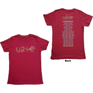 U2 - I+E 2015 Tour Dates Uni Maroon    i gruppen MERCH / T-Shirt / Rockoff_Nya April24 hos Bengans Skivbutik AB (5533809r)