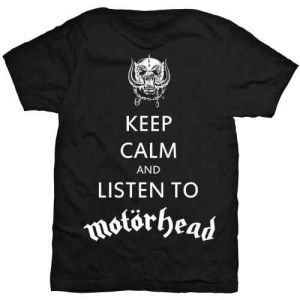 Motorhead - Keep Calm Uni Bl    i gruppen MERCH / T-Shirt / Rockoff_Nya April24 hos Bengans Skivbutik AB (5534440r)