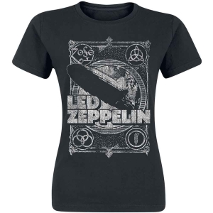 Led Zeppelin - Vintage Print Lz1 Lady Bl    i gruppen MERCH / T-Shirt / Rockoff_Nya April24 hos Bengans Skivbutik AB (5535318r)