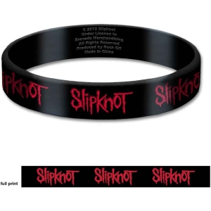 Slipknot - Logo Gum Wristband i gruppen MERCHANDISE / Merch / Hårdrock hos Bengans Skivbutik AB (5536803)