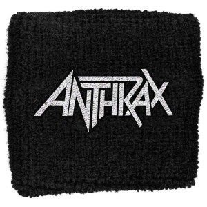 Anthrax - Logo Embroidered Wristband Sweat i gruppen MERCHANDISE / Merch / Hårdrock hos Bengans Skivbutik AB (5536816)