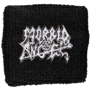 Morbid Angel - Logo Embroidered Wristband Sweat i gruppen MERCHANDISE / Merch / Hårdrock hos Bengans Skivbutik AB (5536844)