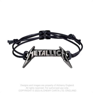 Metallica - Classic Logo Rope Bracelet i gruppen MERCHANDISE / Merch / Hårdrock hos Bengans Skivbutik AB (5536890)