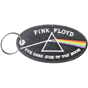 Pink Floyd - Dsotm Oval Woven Patch Keychain i gruppen MERCHANDISE / Merch / Pop-Rock hos Bengans Skivbutik AB (5536955)