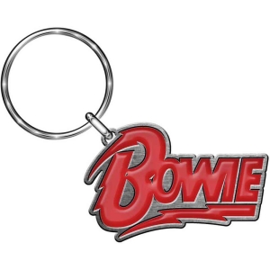 David Bowie - Logo Keychain i gruppen MERCHANDISE / Merch / Pop-Rock hos Bengans Skivbutik AB (5537019)